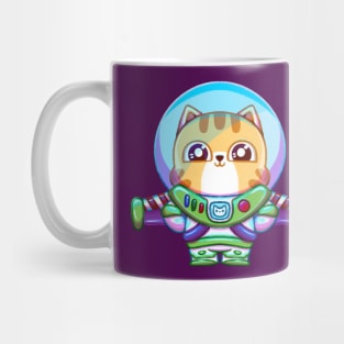 Space Ranger Astronaut Kitty Cat Mug